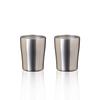 Atlas Pair of 250ml Stainless Steel Tumblers with Vacuum Insulation and Smooth Perfect for and Other Drinks ASTN-250MT2P Mouth, Beer, Highballs,