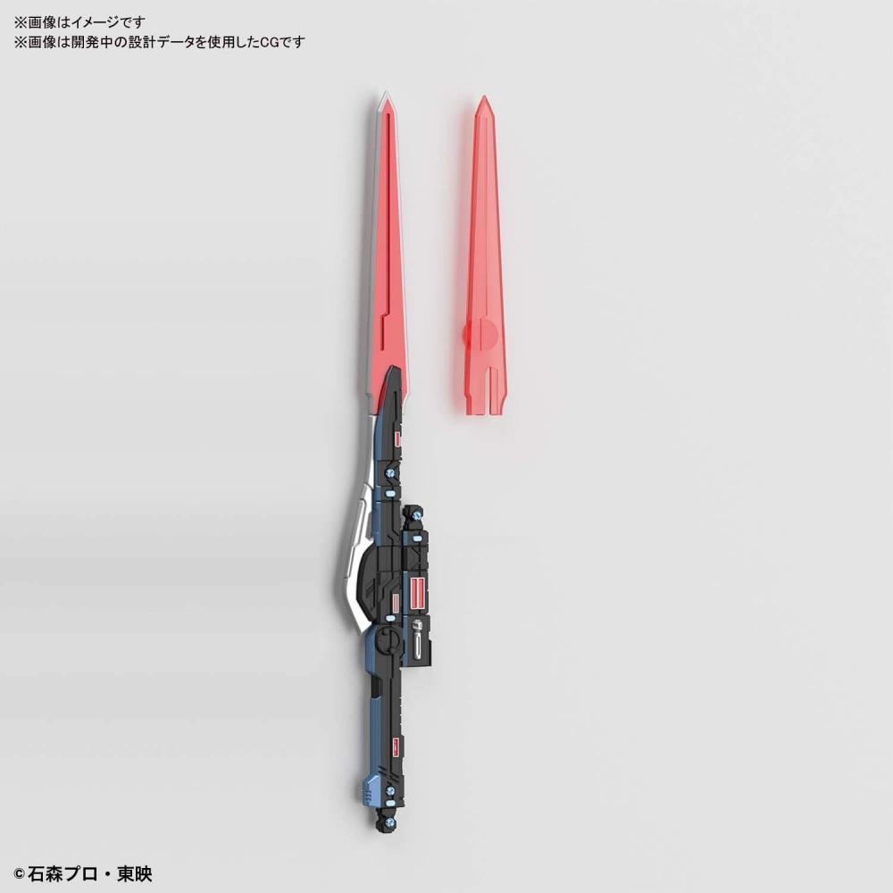 Стандартная форма меча Kamen Rider Den-O с ростом фигуры и платформа Пластиковая модель с цветовой кодировкой