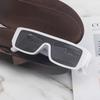 Солнцезащитные очки Leopard Head Small Frame Sunglasses Women's Integrated Glasses Square Frame Sunglasses Men's Glasses