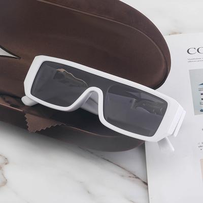 Солнцезащитные очки Leopard Head Small Frame Sunglasses Women's Integrated Glasses Square Frame Sunglasses Men's Glasses