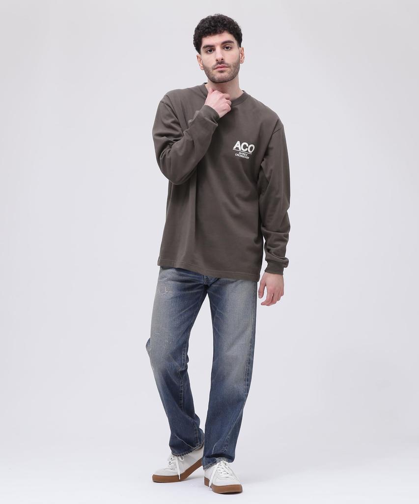 Avirex Crossover Bandana Patch Long Sleeve T-Shirt, Men's, Size 2XL, 310, Olive, 783-4230023