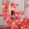 LED String Lights with Simulated Flowers Battery Powered Decorative Indoor/Outdoor Lighting Garland Vines Fairy Lights