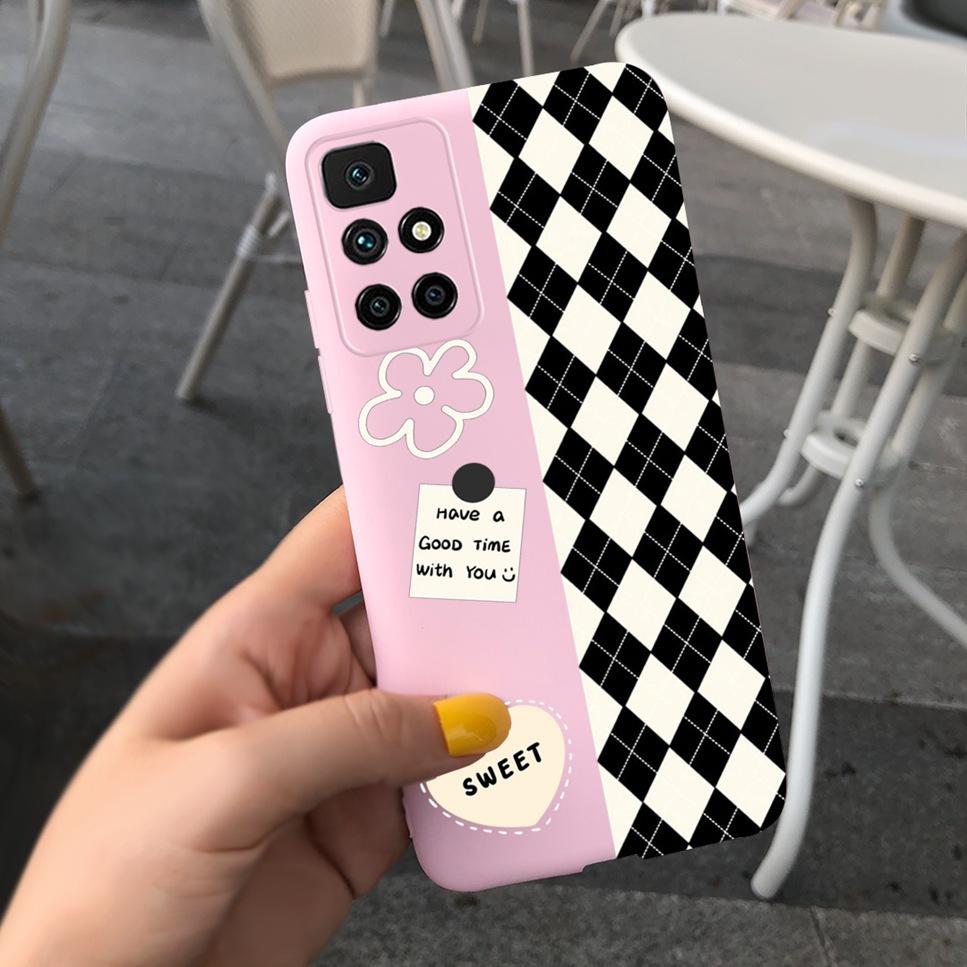 NEW Design For Cover Xiaomi Redmi 10 Case Cartoon Bumper Back Shockproof Soft TPU For Xiomi Redmi 10 Hongmi10 Redmi10 Phone Bag