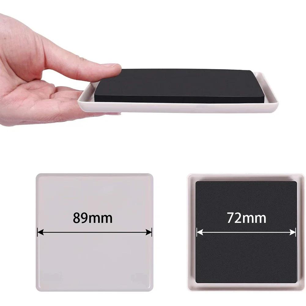 8PCS Furniture Sliders Square Table Chair Legs Pads Floor Protector Mat Heavy Duty Furniture Slider Labor-saving Movers Gliders