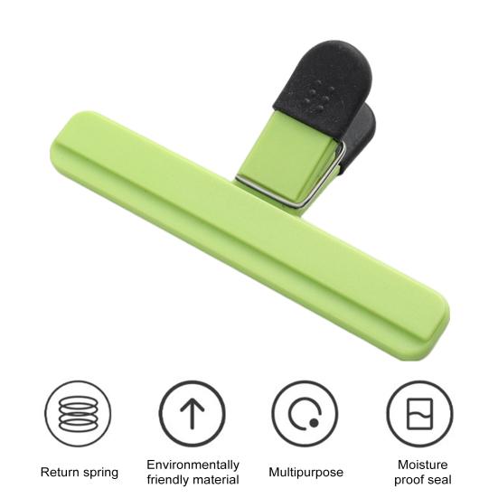 Зажимы для пищевых пакетов, сверхмощные зажимы для пакетов с чипсами для кухонных закусок, овощей, фруктов, прочный герметичный зажим для хранения продуктов питания