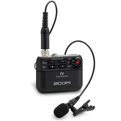Zoom Zoom Field Recorder 32-битный Float-совместимый черный [включает расширенную гарантию производителя на 3 года] F2B