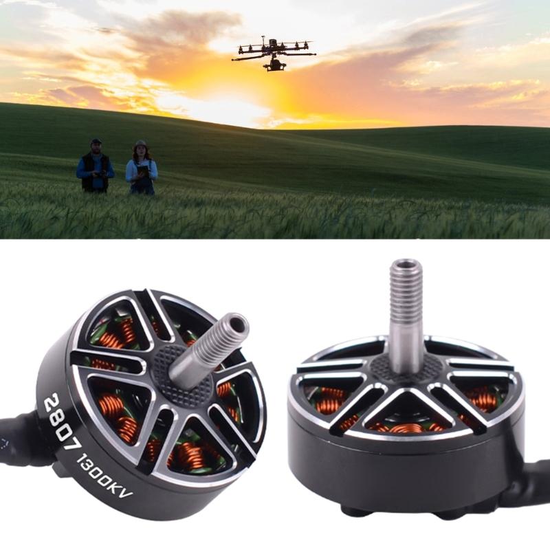 Brushless Motor 3S-6S 2807 1300KV Multirotors Motor for Multicopters Plane Fixed-wing Aircraft 7inch Propellers Drones