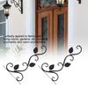 2pcs 11x9 in Plant Hanger Bracket Black Wall Hook Hanging Plant Bracket  Garden Decoration
