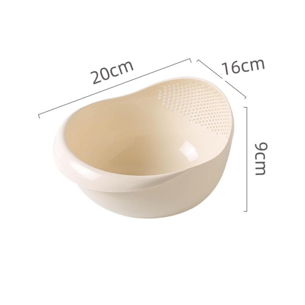 Multifunctional Rice Washing Colander & Fruit Basket