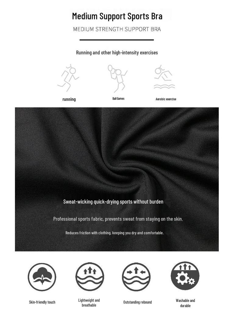 Весенне-летнее спортивное бра для йоги с гоночной спинкой - Не собирающее, с подкладкой, красивый дизайн спинки
