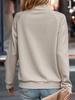 Женский пуловер с длинными рукавами, однотонный вязаный свитер, теплый топ