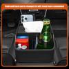 Car Center Console Storage Solution with Cup Holder, Leather Seating Organizers Suitable for Efficient Space Management
