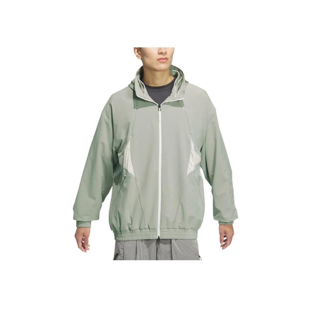 Adidas SS24 Future Style Series свободная куртка с капюшоном мужская куртка светло-серая JL9936