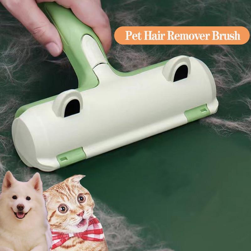 1PC Reusable New Cat Hair Removal Brush Pet Hair Adhesive Portable Washable Cat and Dog Fluff Furniture Sofa Cleaning Tool