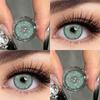 Mill Creek 2Pcs Color Contact Lenses Vintage New-York Series Brown/Green/Blue 14.2MM Annual Use 2025 New Iris Style