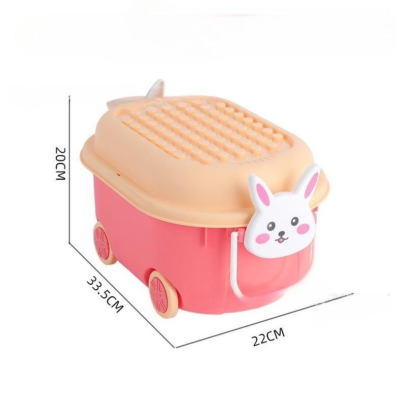 Cartoon Toy Storage Box Organizer for Child Home Snack Clothes Storage Box Large Capacity Multifunctional Plastic Storage Boxes