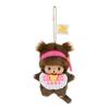 Sekiguchi Monchhichi Babychichi Idol Plush Large Face Girl Toy, Keychain,