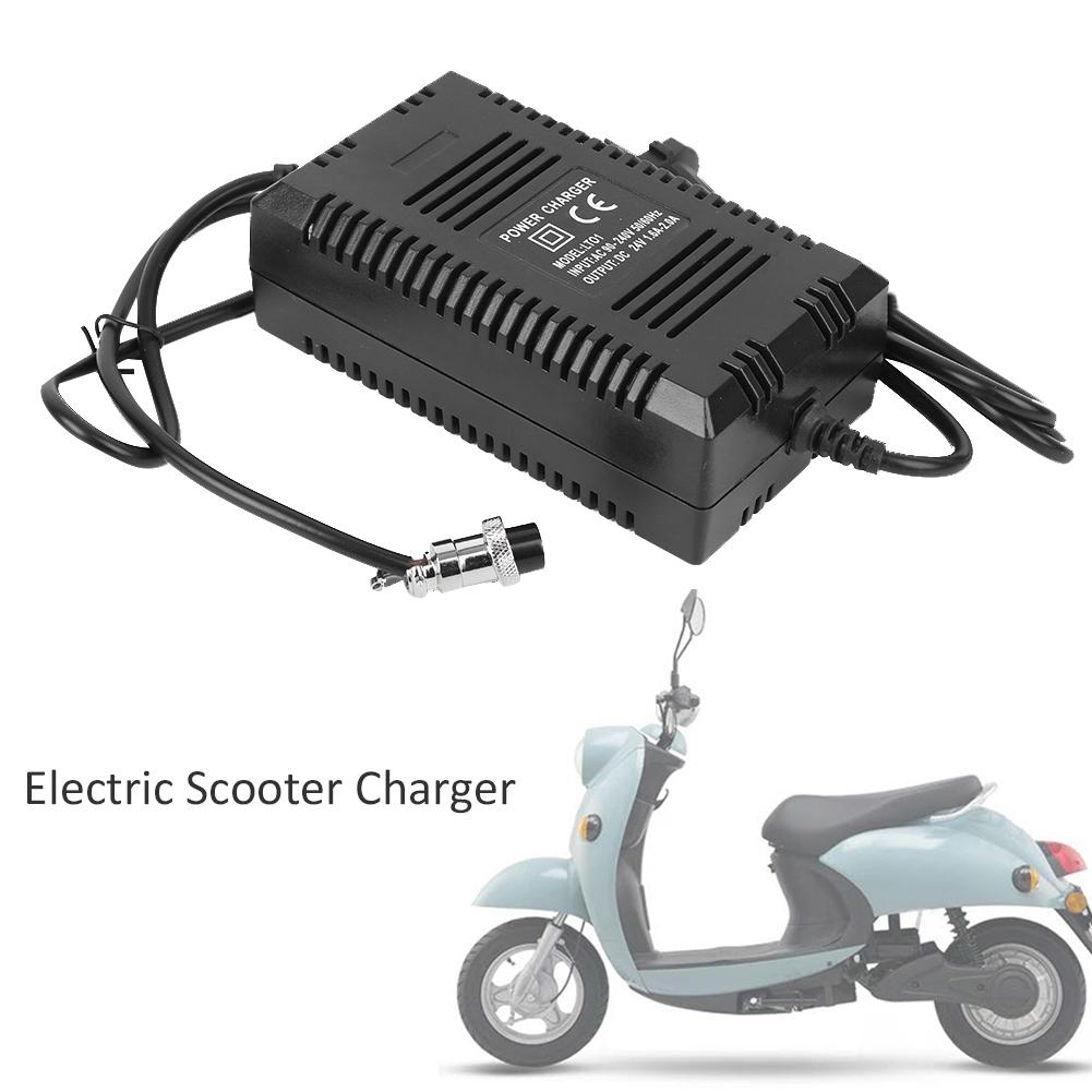 KF‑PO114 Elderly Electric Scooter 24V Charger Plastic Black High Efficiency