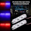 2Pcs Strobe Police Light 3 LED Car Truck Motorcycle Flashing Emergency Warning Rear Tail Brake Stop Led Lights Lamp