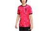 Мужские футболки Dri Fit Красные с круглым вырезом Умеренные FJ4282-679