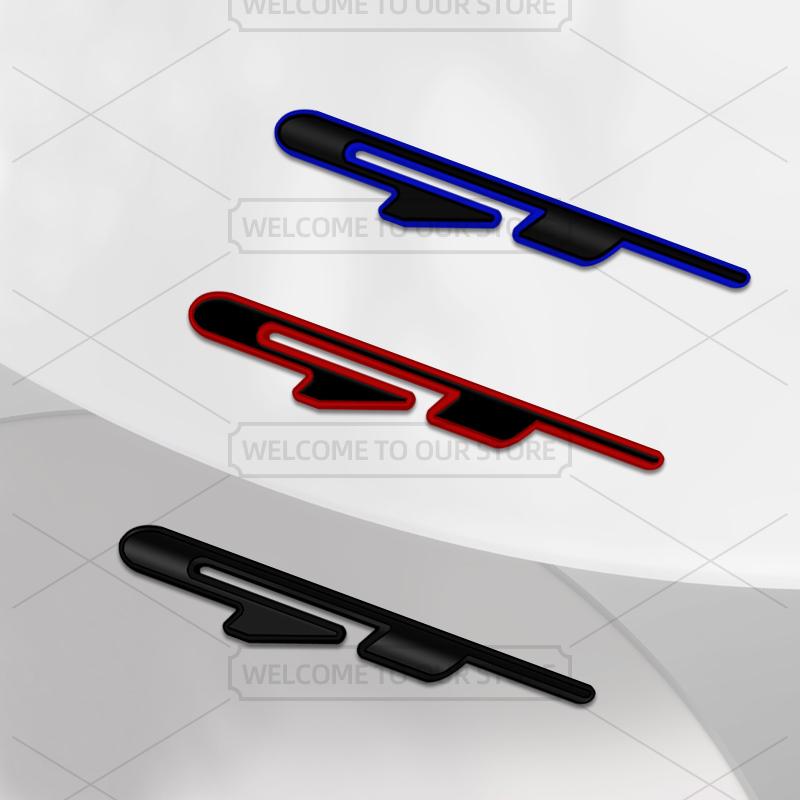 Car 3D Q3Metal GT Body Emblem Grille Badge Decals Auto Tail Sticker For Kia Ceed Stinger Stonic Rio Niro Seltos Sorento K5 K7 K3