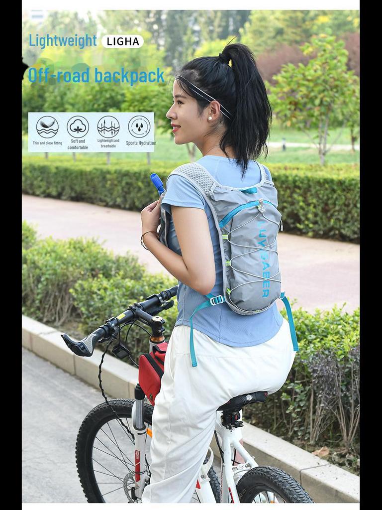 Рюкзак для питья со светоотражающими элементами для бега и езды на велосипеде