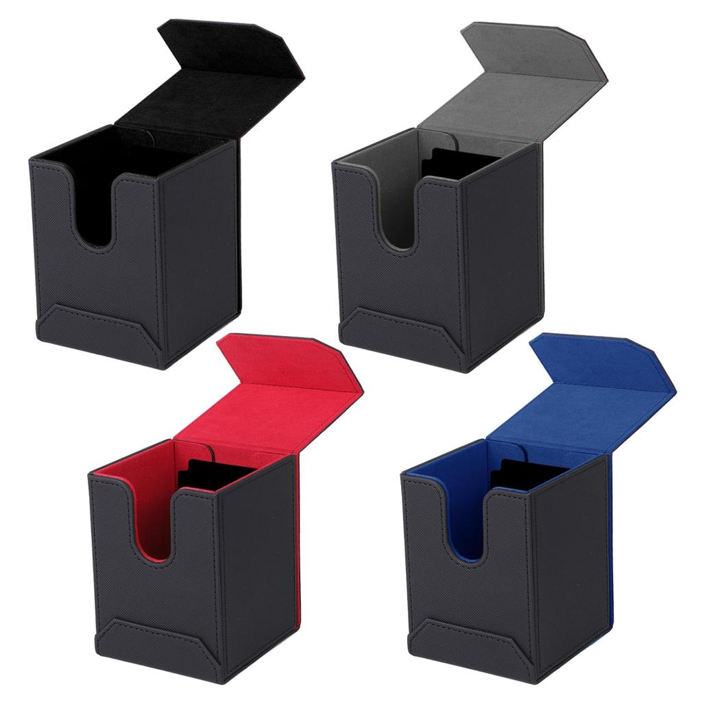 Чехол для коллекционных карт Bellevue Deck Case, магнитный разделитель карт, совместимый с Pokeka Sleeve (Серый)