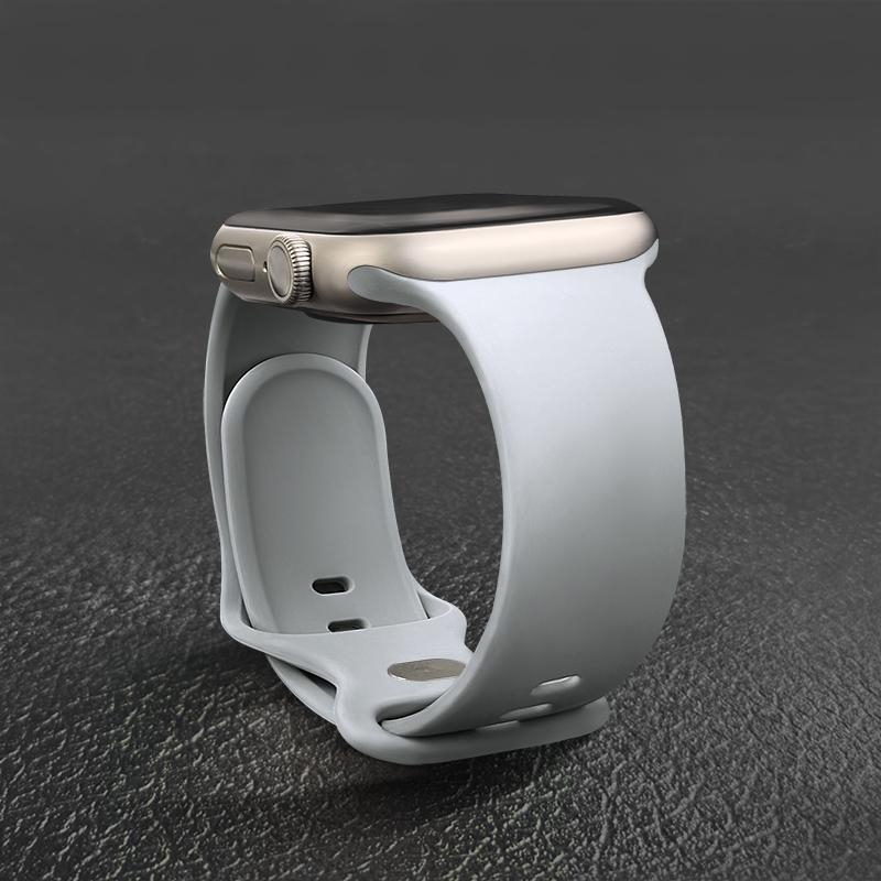 Спортивный силиконовый ремешок для Apple Watch Bands 44мм 46мм 42мм 45мм 41мм 49 40мм Ремешок Браслет iWatch series 10 11 9 8 7 ultra 3 SE
