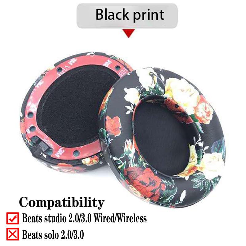 For Beats Studio Replacement Earpads Cushions Professional Customized Ear Pad Fits Studio 3 Wired/Wireless & Studio 2 Wireless