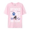 Rottweiler Four Paws Two Feet One Team Tshirts Printed Men Tshirt Oversized Tops Tees Graphic T Shirts Men Cotton