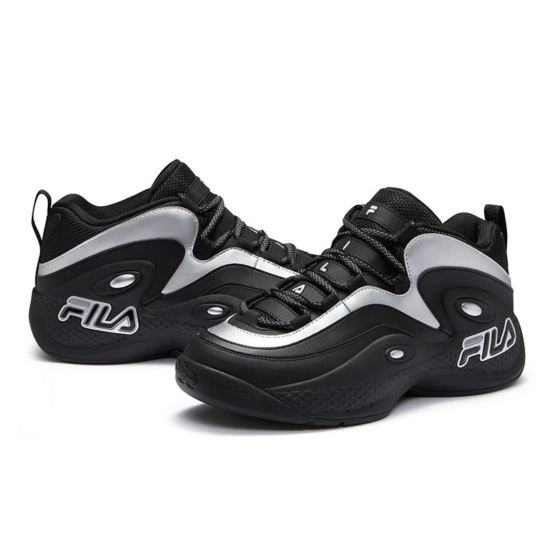 Fila Fusion GH3 1997 Ретро Баскетбольные Кроссовки Мужские Сникер Черный Серебристый T12M513225FBS