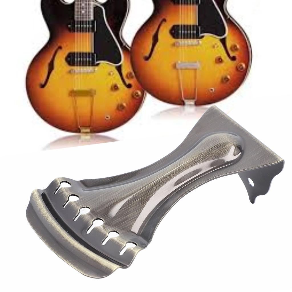 6 String Guitar Tailpiece Metal Resonator Guitar Tailpiece Replacement Stringed Instrument Accessory