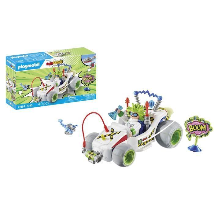 PLAYMOBIL 71633 Chercheur et kart, Funstars, 40 pièces, dès 4 ans