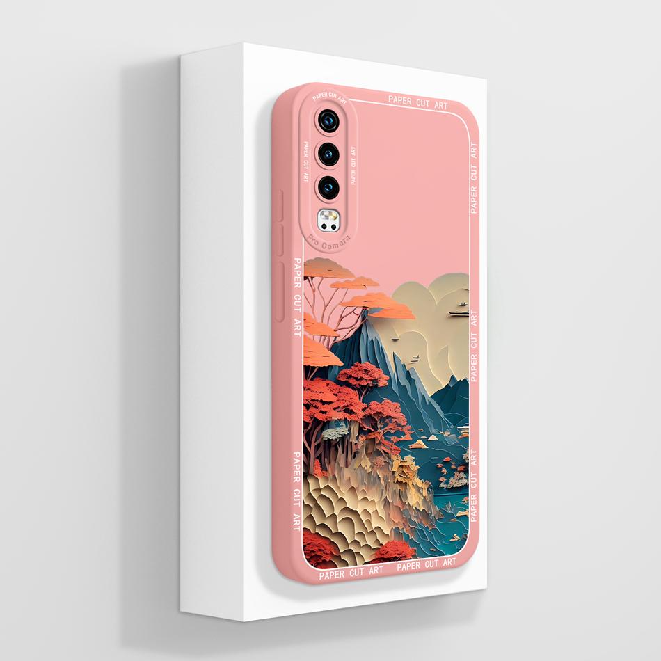 Стильный чехол для Huawei P30 Pro Lite Конфетная задняя крышка для Huawei P 30 Lite Полная защита От падений Жидкий силикон Мягкие чехлы