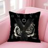Band BBad Omens Cushion Cover Natural Linen Pillow Case DoubleSided Print Decorative Sofa Pillowcase Home Decor Gift