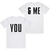 Раскрытие Ты и Я Футболка Короткий Рукав Хлопок Мужские Футболки Повседневная Мода Хип-Хоп Уличная Одежда Мужская Одежда Графический Принт Футболки