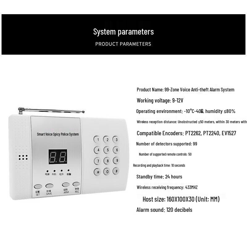 LFang Home Security Alarm System