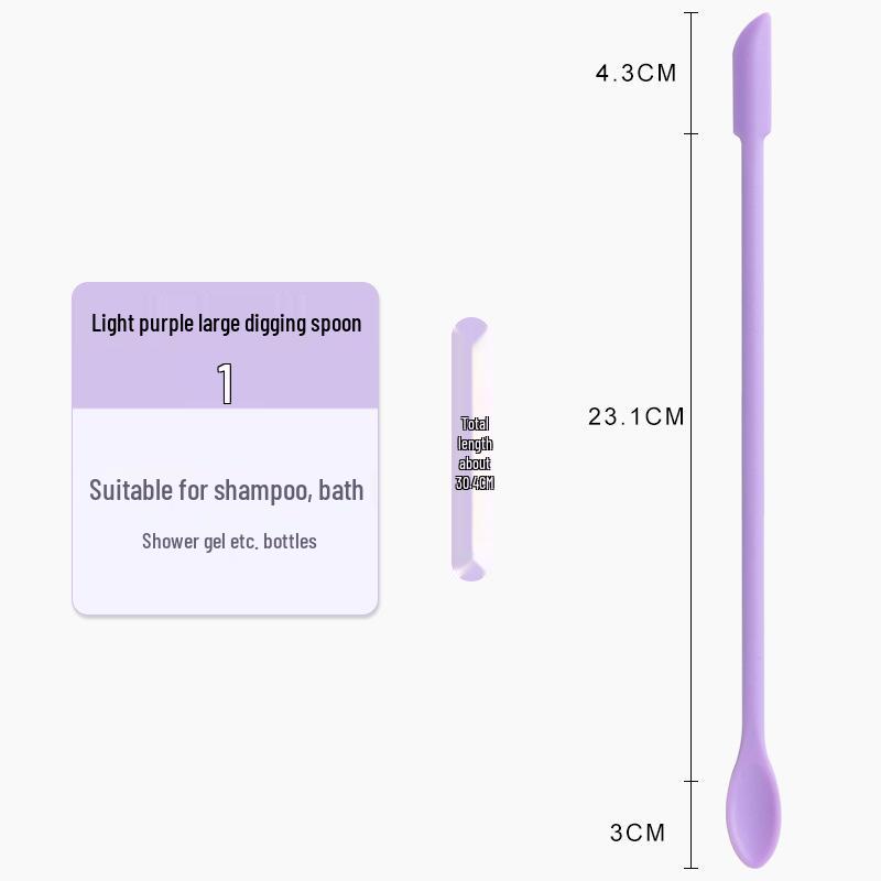 Набор из 3 силиконовых двухсторонних мини-лопаток: Косметические инструменты для копания и лопатка для соуса