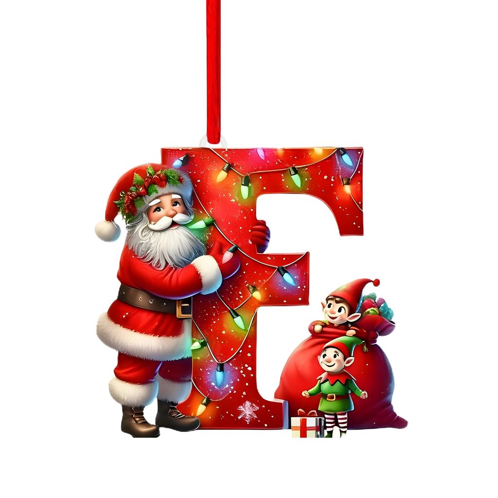 26 Letter,Christmas,Ornaments,Acrylic,1