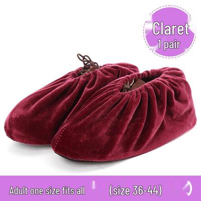 Многоразовые бархатные чехлы для обуви JingJingRS с нескользящей подошвой