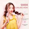 Мини плойка для волос 9 мм, профессиональная плойка-щипцы, керамический электрический салонный инструмент для укладки, маленькая плойка-гофре