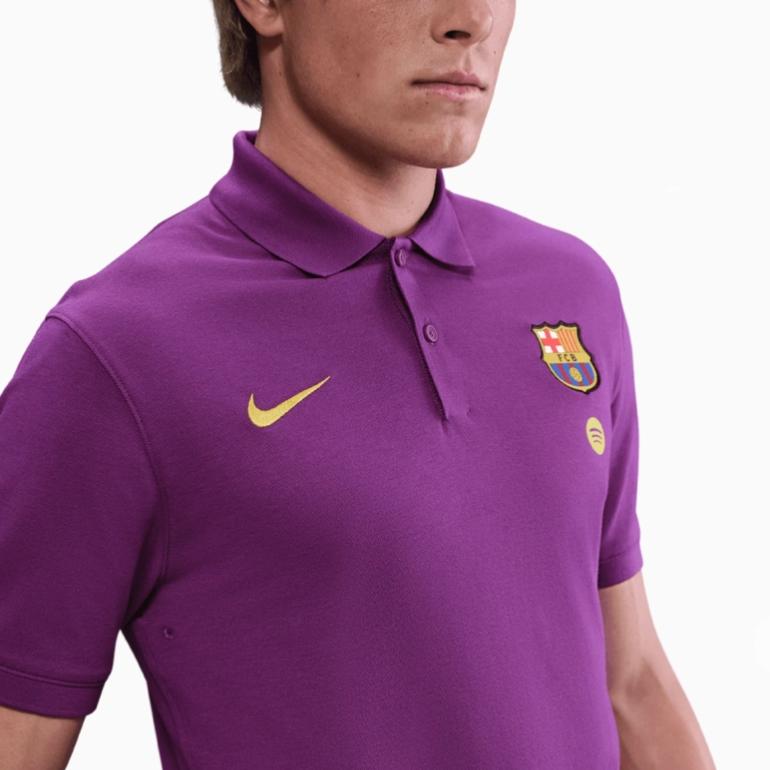 Nike Мужская футболка-поло с коротким рукавом и логотипом Dri-Fit, две пуговицы, топ HJ6272-596