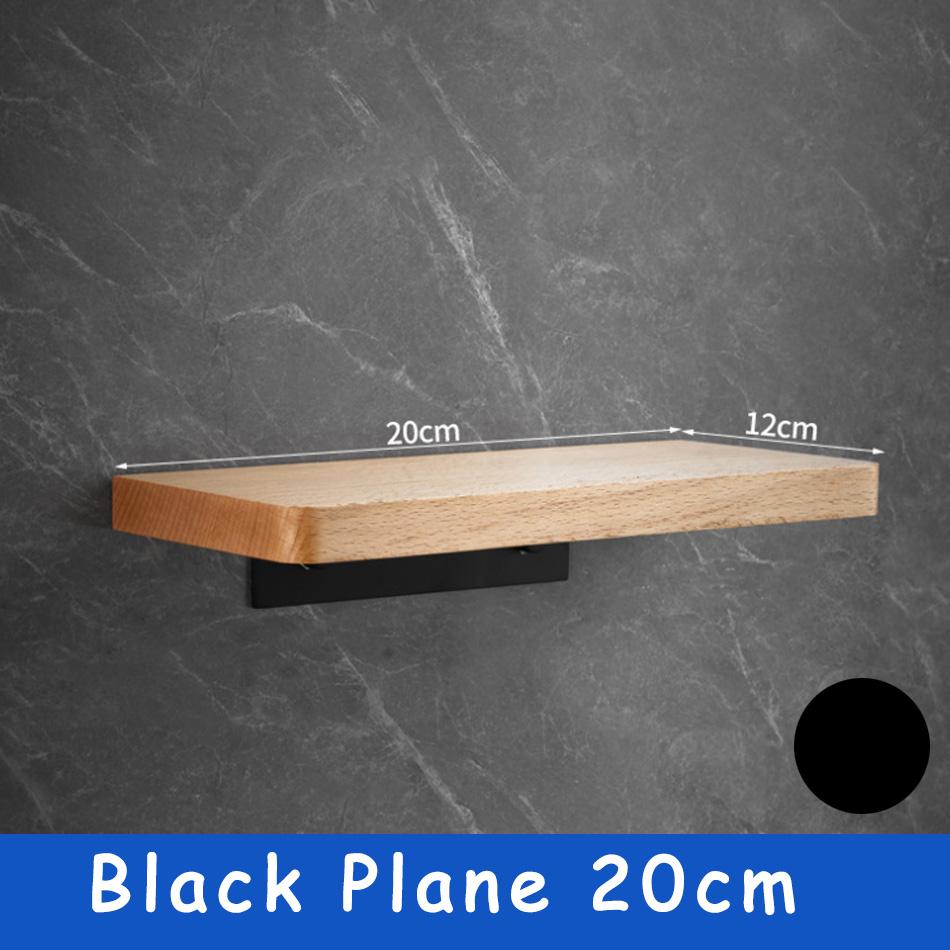 Деревянная полка для ванной комнаты, золотая настенная прямоугольная кухонная алюминиевая полка для ванной комнаты, держатель для душа, шампуня, мыла, черная, белая