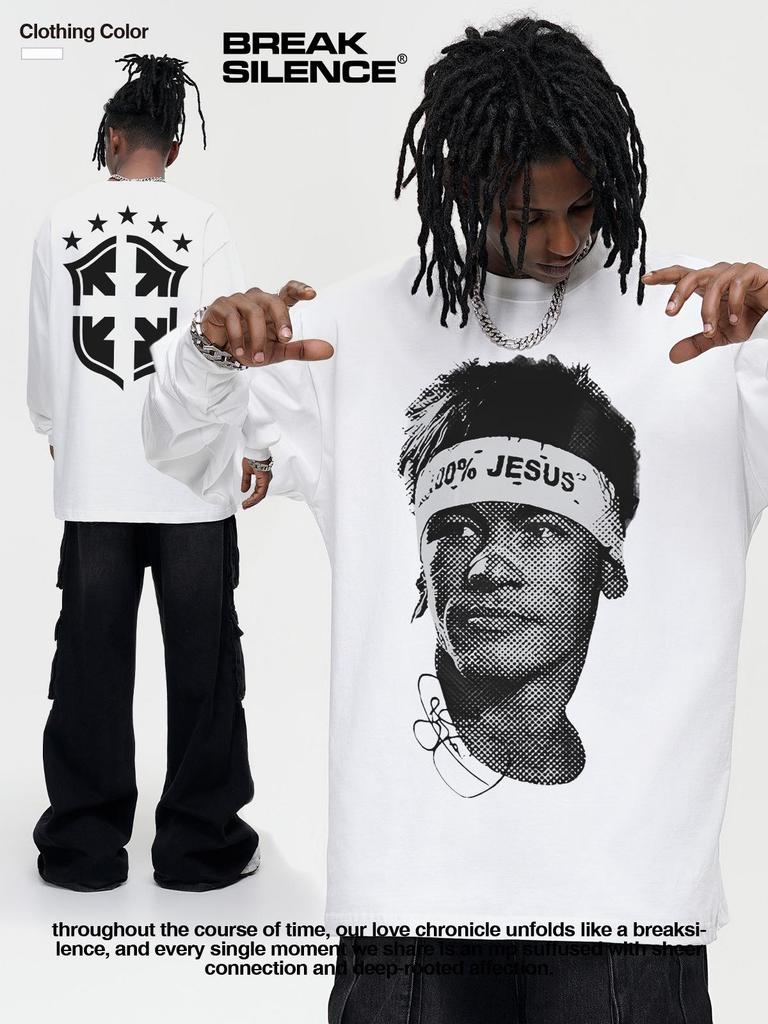 Neymar American Football Washed Retro T-Shirt - Men's Distressed Short Sleeve