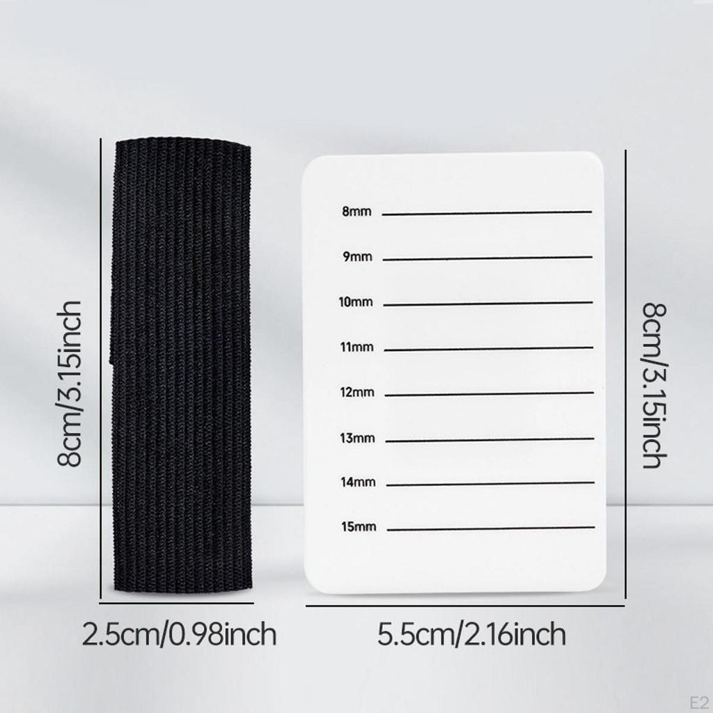 Eyelash Extension Hand Pallet Tray Lash Holder Professional Sturdy Practice Strip Palette