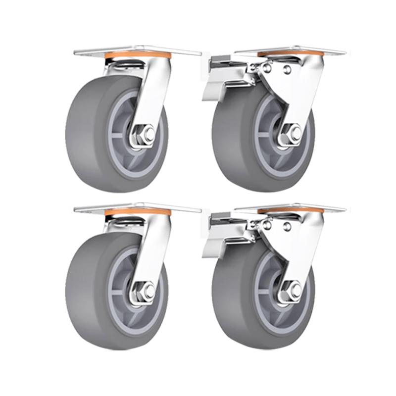 Pangu Rubber Casters for Light & Heavy Duty Carts