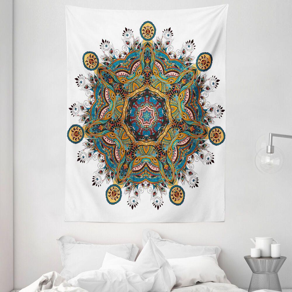 Tapestry Mandala Tribal Paisley Boho Art
