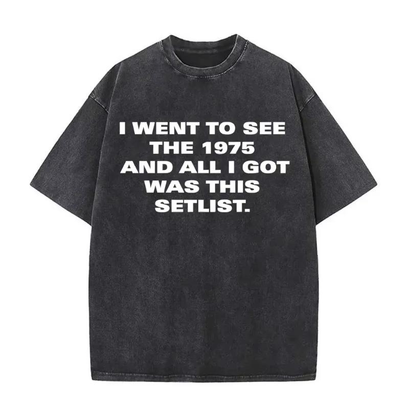 Washed Vintage The about You Print Tshirt Being Funny in A Foreign Language Album Tshirt Unisex Women Hip Hop Casual T Shirt