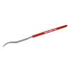 Hobby Tool Series HG Special Shape Diamond File, Rounded/Bent Tip, Plastic Model Tool, HT-673, Grip: Red