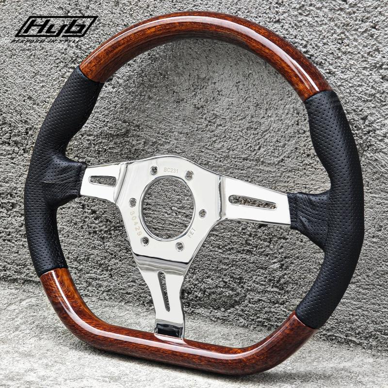 Tuning D Steering Wheel Classic 14Inch Modified Racing Sports Car Steering Wheel For Universal
